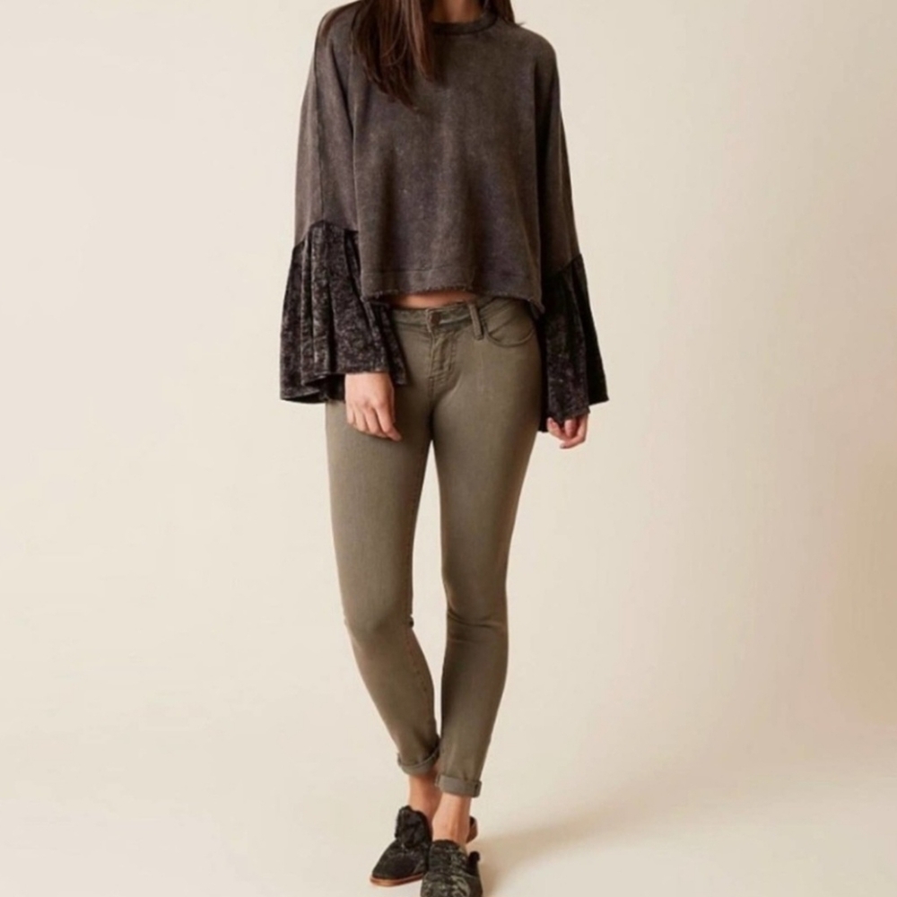 Free People Brown Sz SMALL Sweater Cardigan Oversized